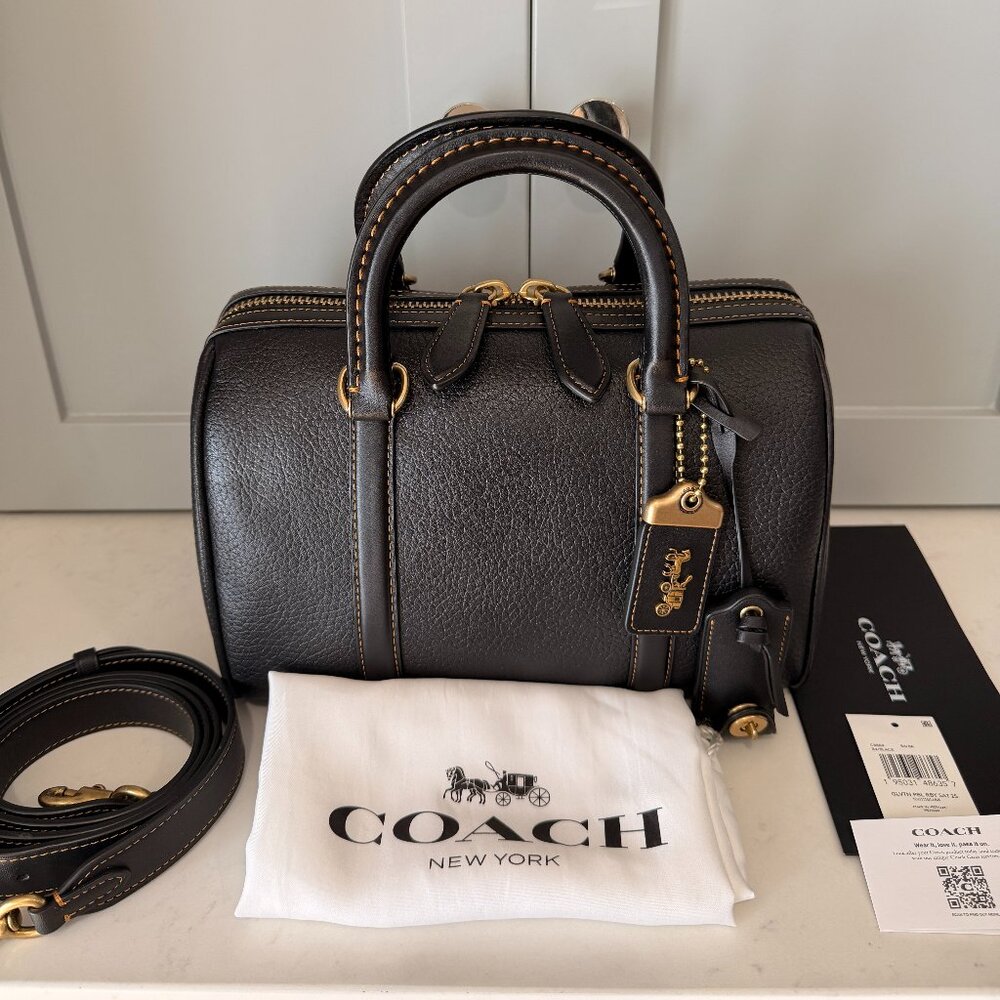 Coach Ruby 25 Satchel – Black | Excellent Condition